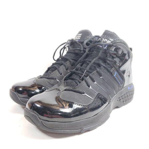 Rocky Mens 5" Duty Boots Size 10W Black Leather & Mesh Upper - Picture 2 of 9